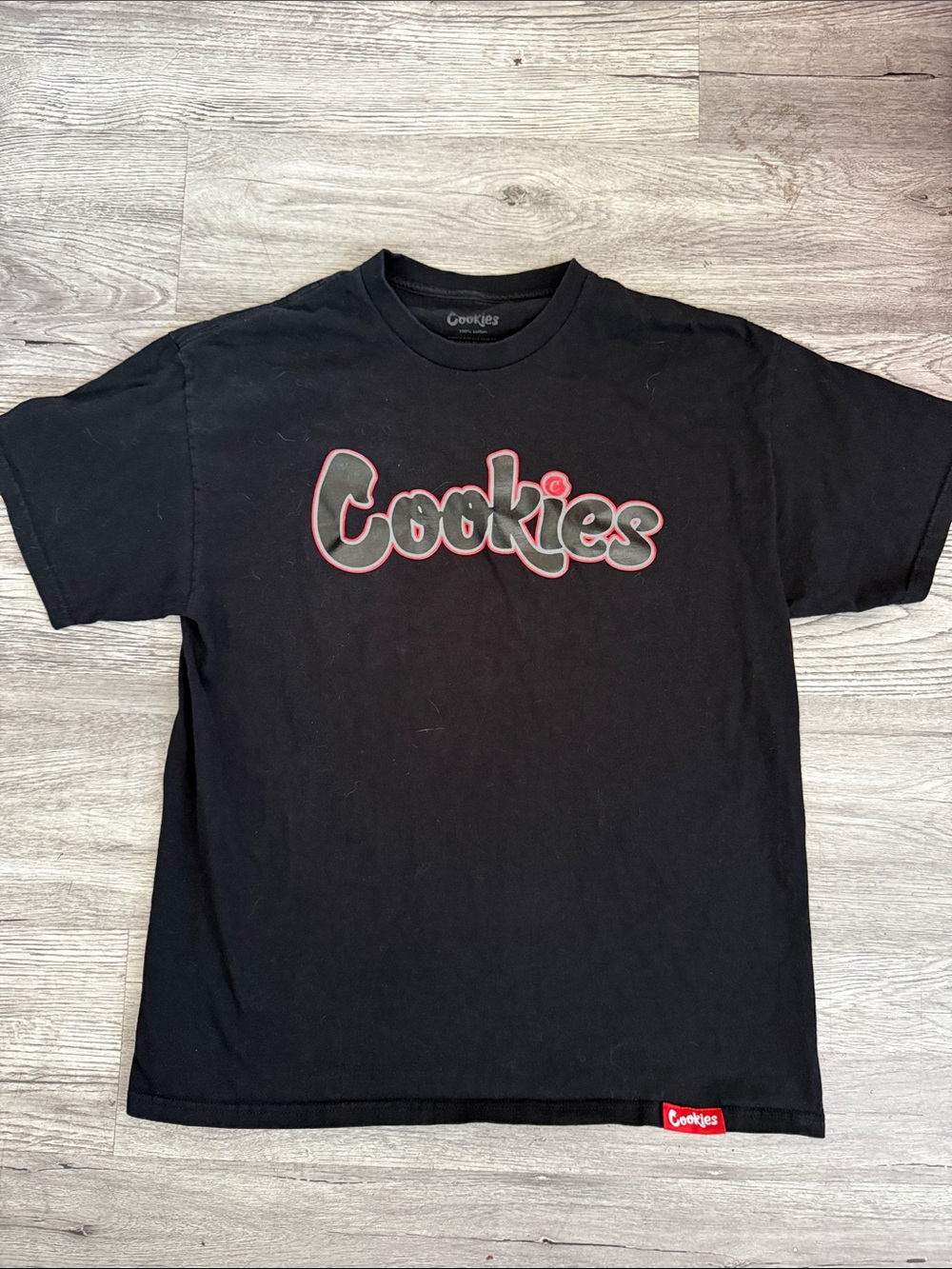 Cookies Black Short Sleeve Logo Tee